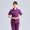 Fashion high qulaity Peter Pan Collar women nurse work suit two-piece suits uniform Color Color 9