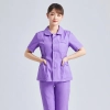 Fashion high qulaity Peter Pan Collar women nurse work suit two-piece suits uniform Color Color 15