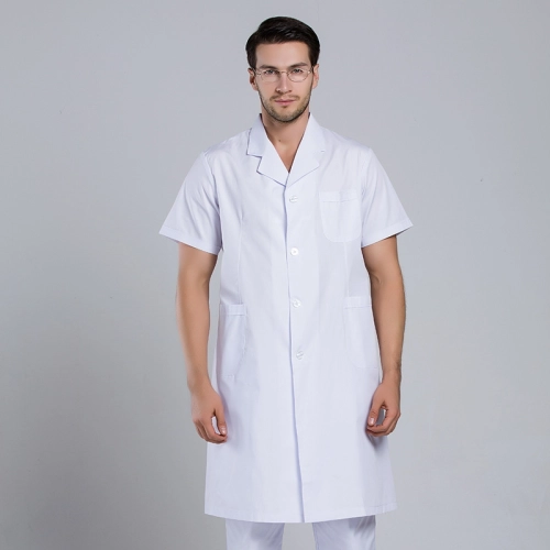 good quality short sleeve doctor coat jacket hospital uniform