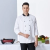 2025 classic fashion doublue breasted chef jacket cook coat uniform