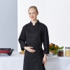 2025 classic fashion doublue breasted chef jacket cook coat uniform