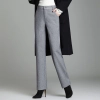 2022 autumn winter woolen thicken women work style trouser Wide leg pants