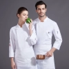 long sleeve chef jacket design for Chinese restaurant