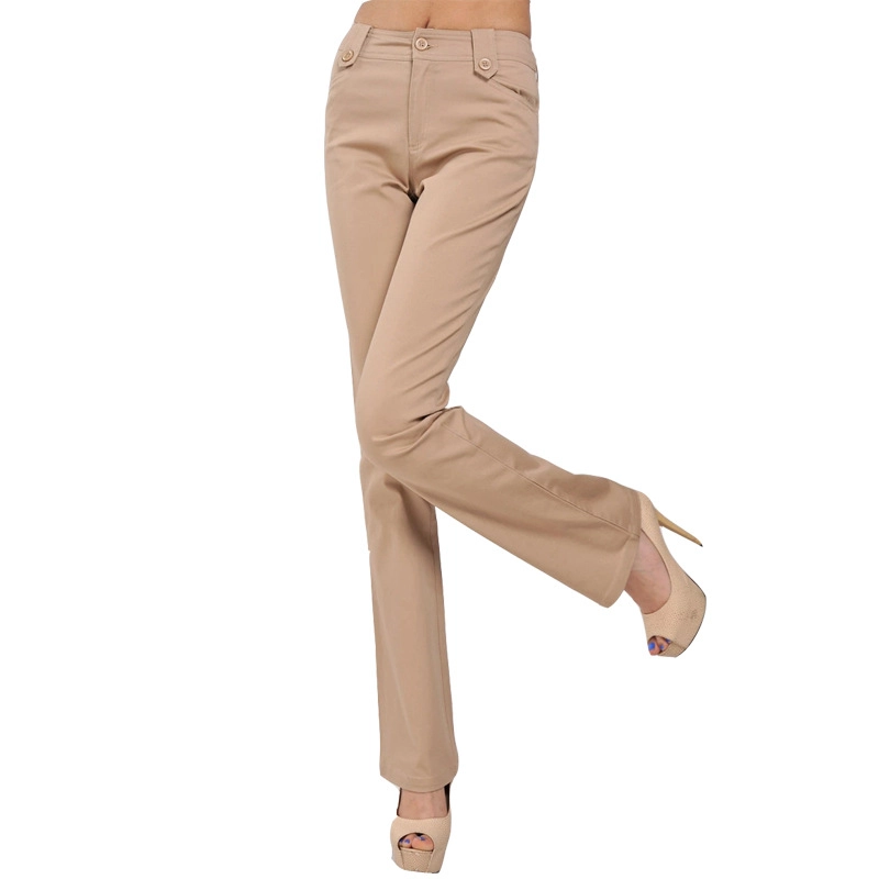 simple autumn design women pant flare pant