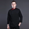 good quality right opening mem long sleeve chef coat chef jacket