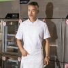 upgrade breathable fabric head chef jacket workwear