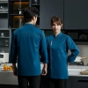 Chinese restaurant hotpot store long sleeve chef jacket uniform wholesale