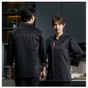 Chinese restaurant hotpot store long sleeve chef jacket uniform wholesale