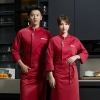 five starts restaurant chef coat uniform supplier Color Wine