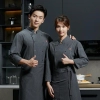 high quality buffet restaurant chef staff uniform jacket