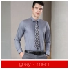 Europe design bamboo fiber fabric solid color long sleeve men shirt women business shirt Color Color 5