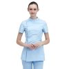 short sleeve side open hospital clinic femal nurse suits jacket pant
