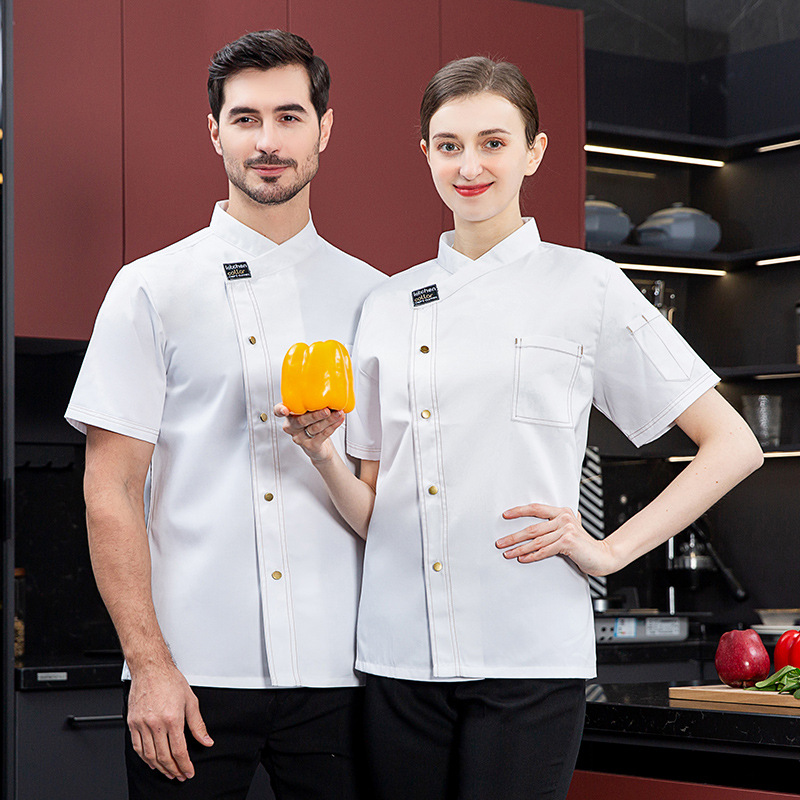 out door food service chef jacket restaurant bakery uniform