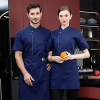 fashion casual side opening chef jacket restaurant chef coat