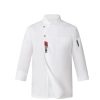 long sleeve china flag chef jacket restaurant chef coat