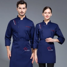long sleeve chef school uniform chef jacket Chinese restaurant chef coat