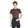 short sleeve stripes collor pub bar resuarant shop clerk uniform shirt