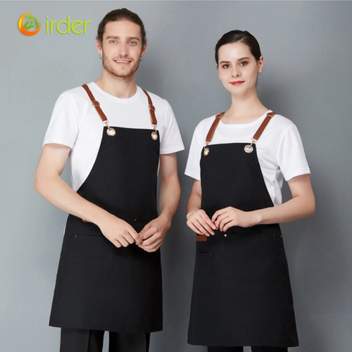 France design upgrade restaurant waiter apron long halter apron