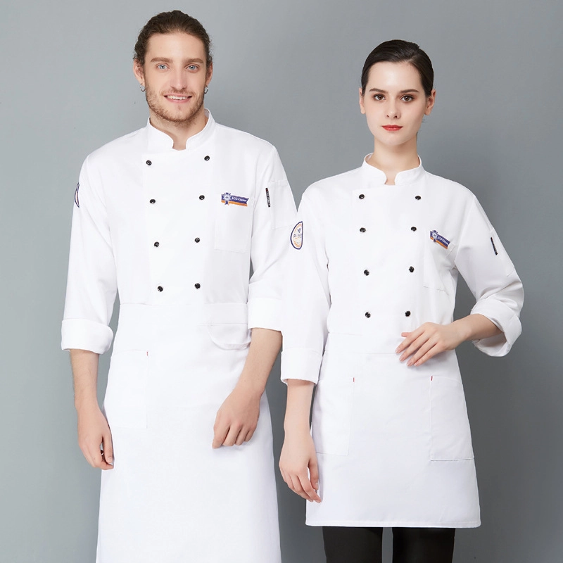 long sleeve cheap chef jacket