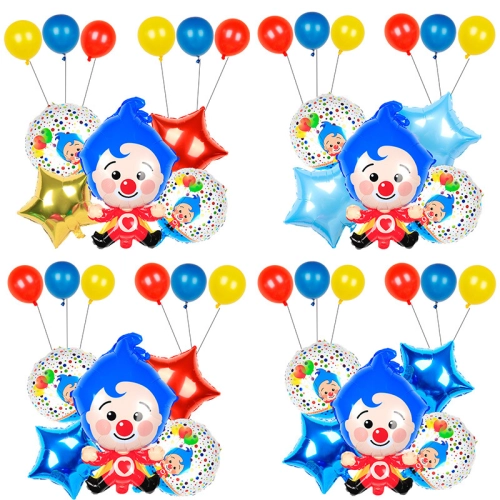 cartoon clown model aluminum foil ballon wholesale