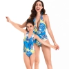 2025 new design floral women one piece swimwear child girl swimwear