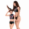 2025 new Europe design print two-piece women lady swimwear model 071