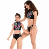 2025 new Europe design print two-piece women lady swimwear model 071