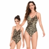 2025 Us fashion design leopard one-piece women bikini swimwear  model 080