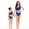 2025  sapphire color water playing beach two-piece scale swimwear for women model 115