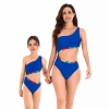 2025  sapphire color water playing beach two-piece scale swimwear for women model 115