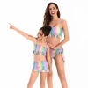 2025 africa style  casual water playing beach two-piece swimwear for women model 117