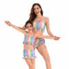 2025 africa style  casual water playing beach two-piece swimwear for women model 117