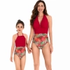 2025 swimwear casual water game beach bikni one-piece swimwear for women girl model 121