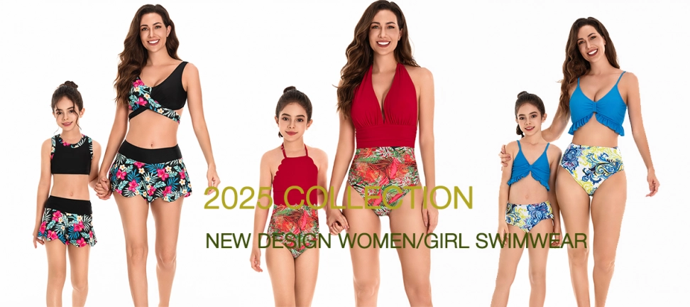 2025 swimwear casual water game beach bikni one-piece swimwear for women girl model 121