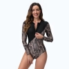 2025 Australia women sports swimwear  sneak grain one-piece swimwear for lady model 1002