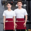 Split apron short apron for waiter store staff