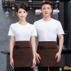 denim large pocket short apron for waiter store staff waitress Color Color 5