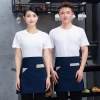 denim large pocket short apron for waiter store staff waitress Color Color 18