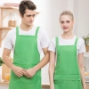 candy solid color women men apron waiter apron housekeeping