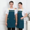 solid color green store fruit store staff working apron halter apron Color Green