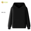 new design comfortable good fabric Sweater women men hoodies Color black hoodie