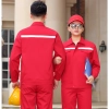 thicken good fabric factory woker uniform workwear auto repairman uniform with refective strip