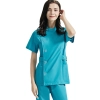 fashion Europe style elegant female nurse dentist workwear uniform jacket pant