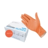 wholesale Diamond texture thicken black nitrile gloves FDA510k CE certificated orange M 7.5g
