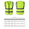 summer mesh fabric light refection strip vest Safety vest worker uniform