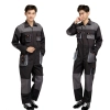grey patchwork auto repair man machanic uniform workwear jumpsuit suits