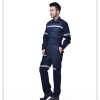 reflective strip auto repair men woker uniforms overalls suits factory worker jacket pant