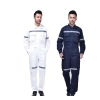 reflective strip auto repair men woker uniforms overalls suits factory worker jacket pant