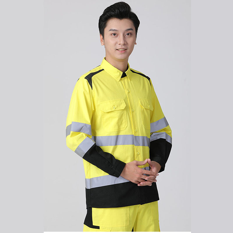 Irder - reflective strip miner workwear uniform collier working unifo
