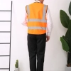 Transportation construction workers light refection strip vest